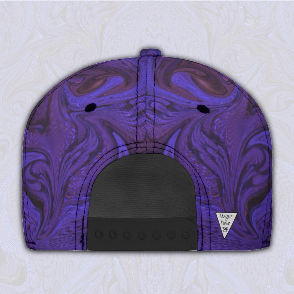 Snapback Hat | Purple Fractal