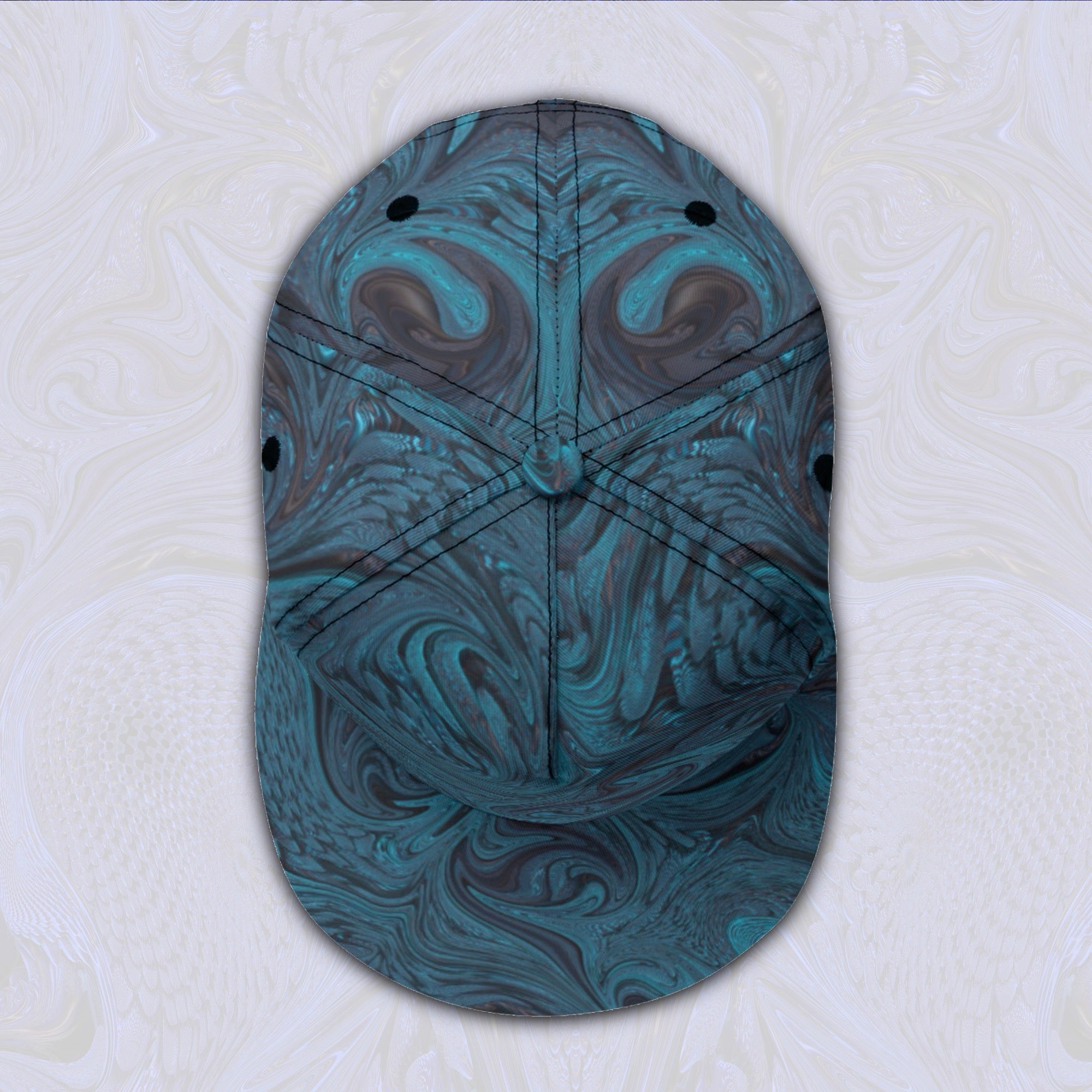 Snapback Hat | Green Fractal