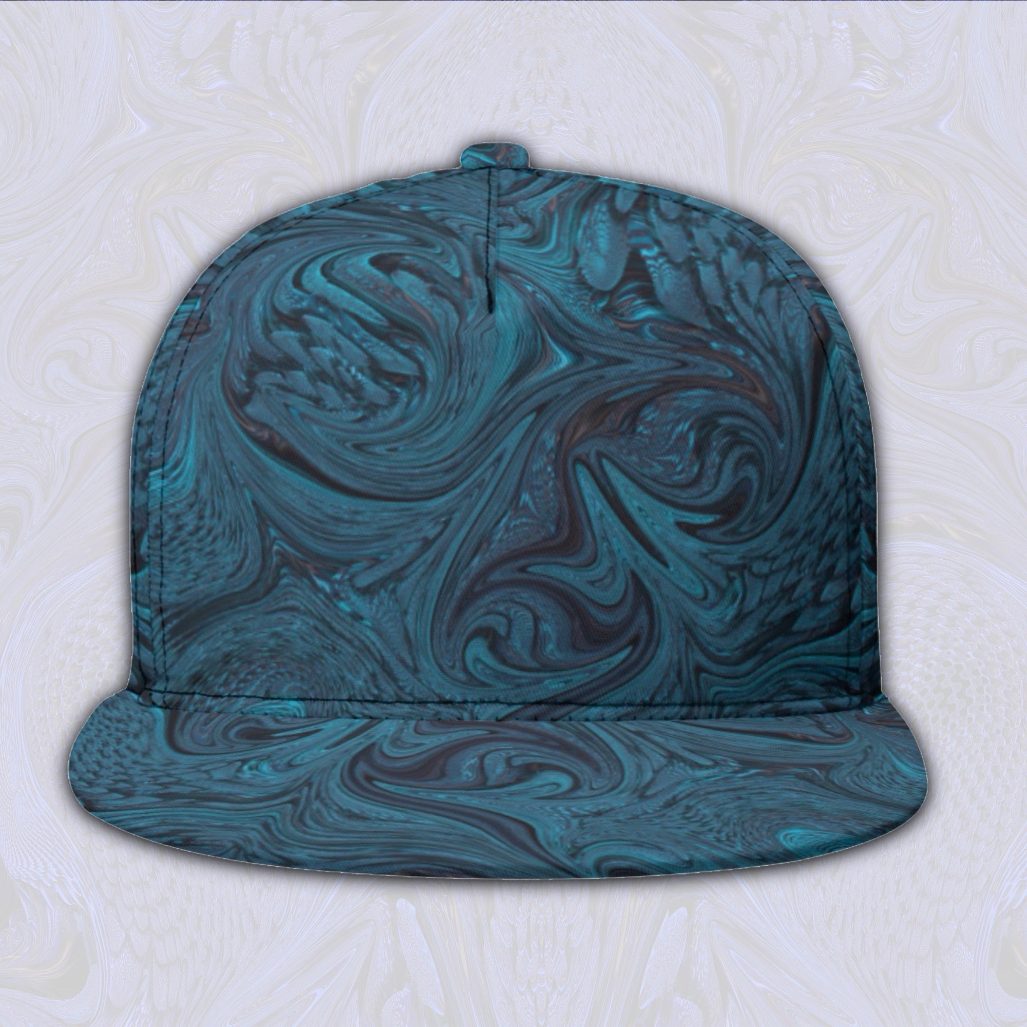 Snapback Hat | Green Fractal