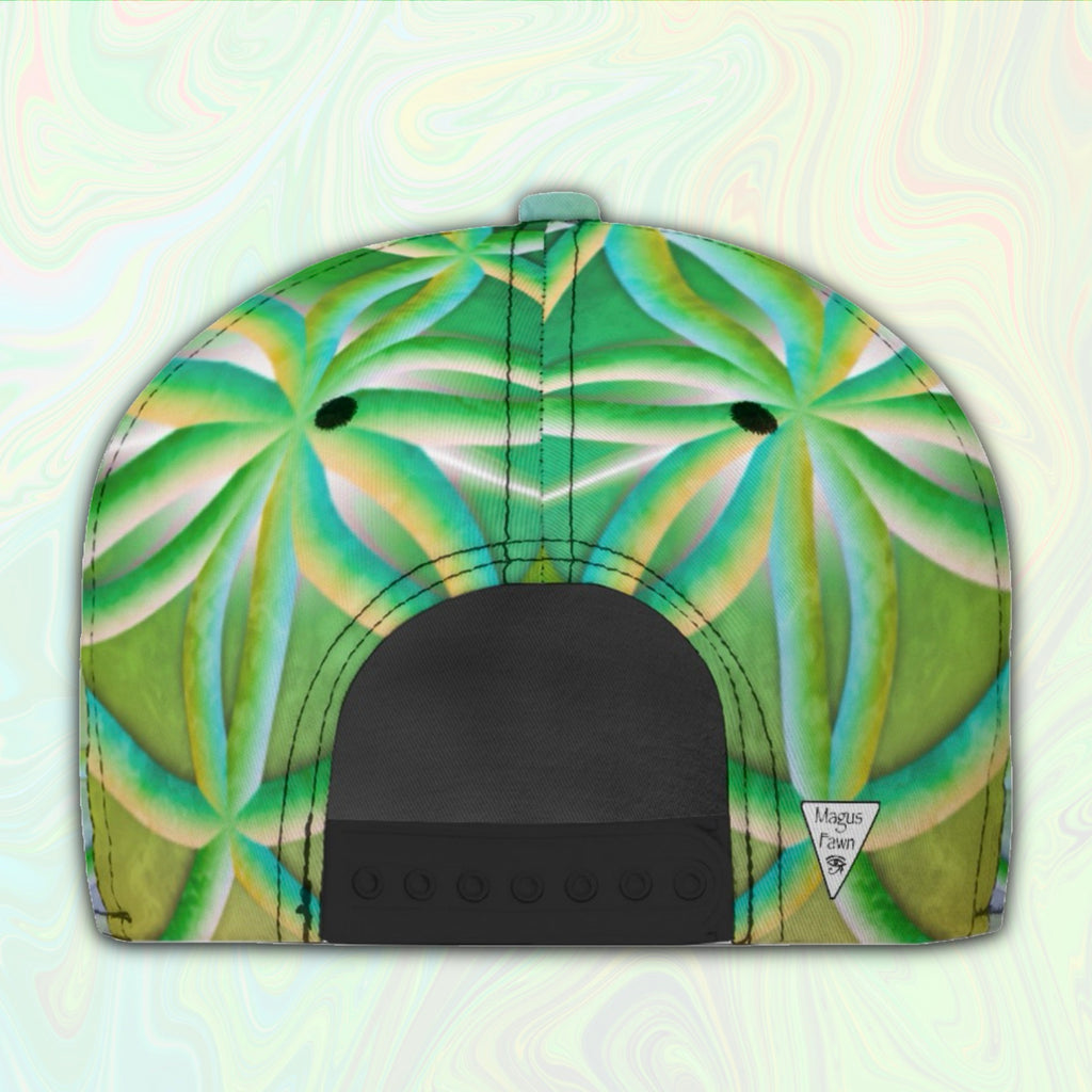 Snapback Hat | Candy Star Burst Flower of Life