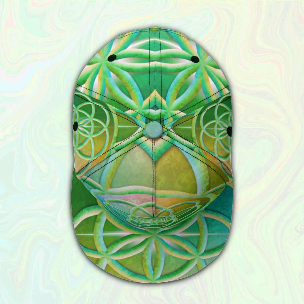 Snapback Hat | Candy Star Burst Flower of Life
