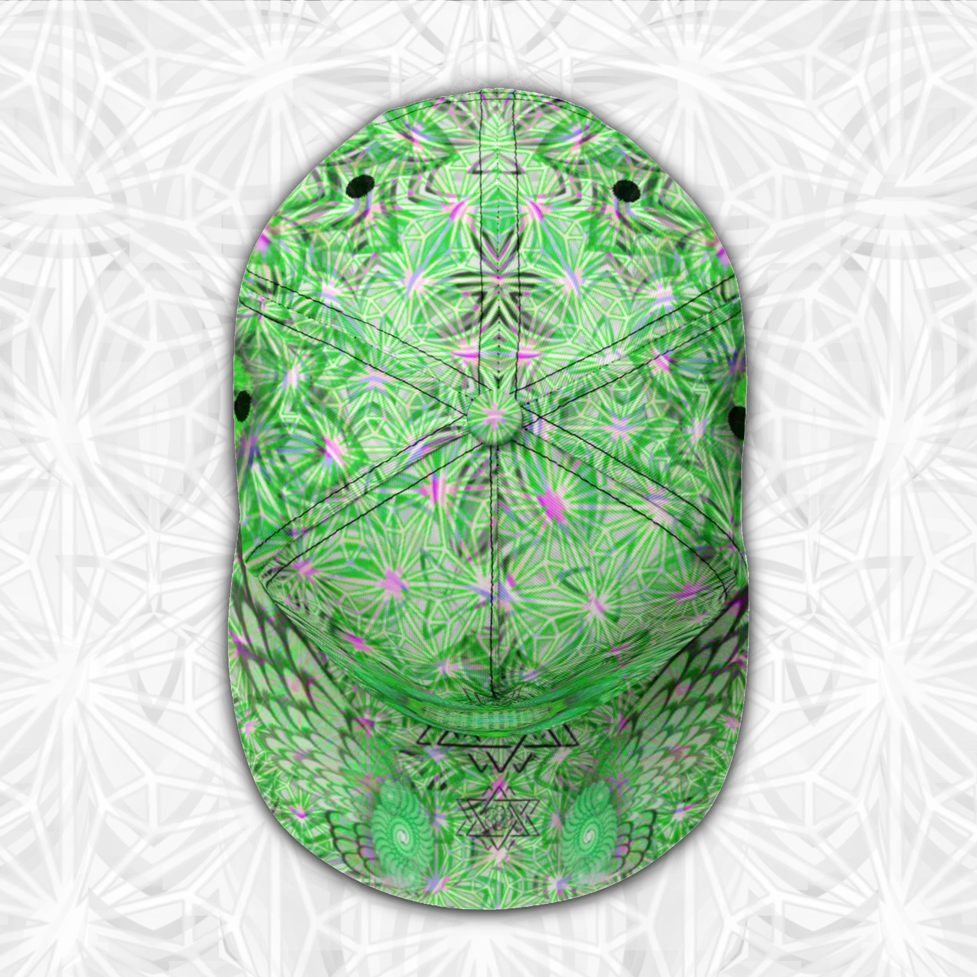 Snapback Hat | Angel Catcher Light Green