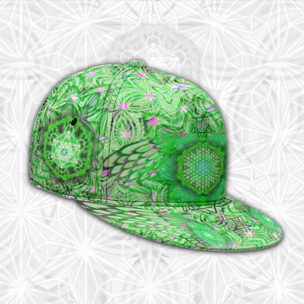 Snapback Hat | Angel Catcher Light Green