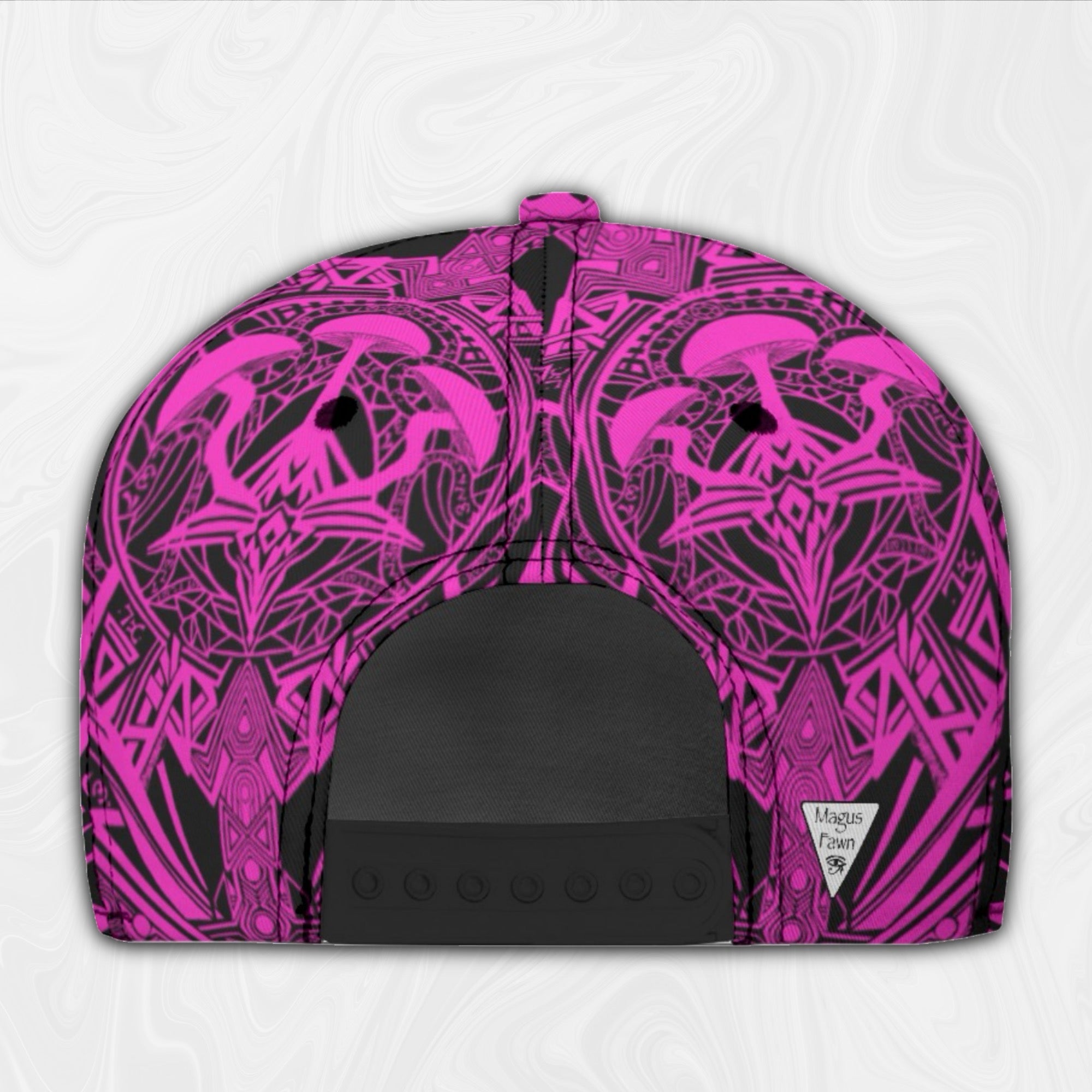 Snapback Hat | Alien Mycelium Pink