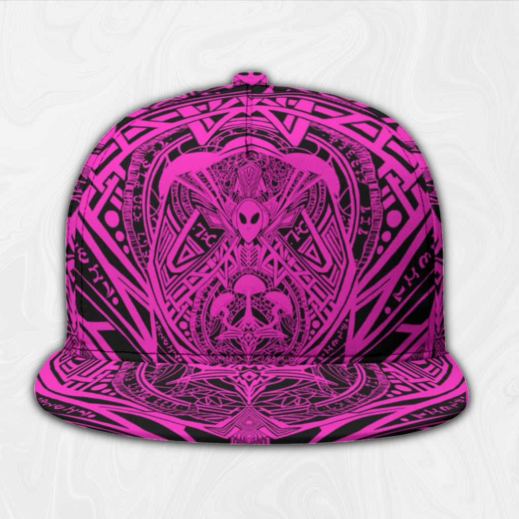 Snapback Hat | Alien Mycelium Pink