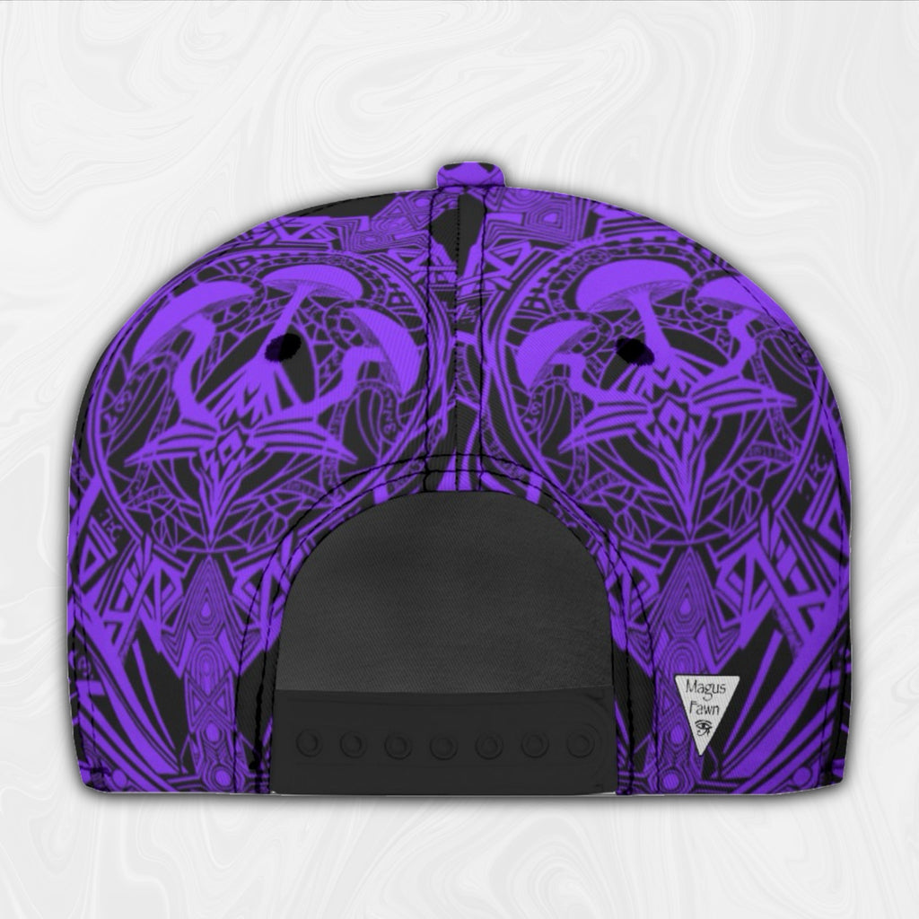 Snapback Hat | Alien Mycelium Purple