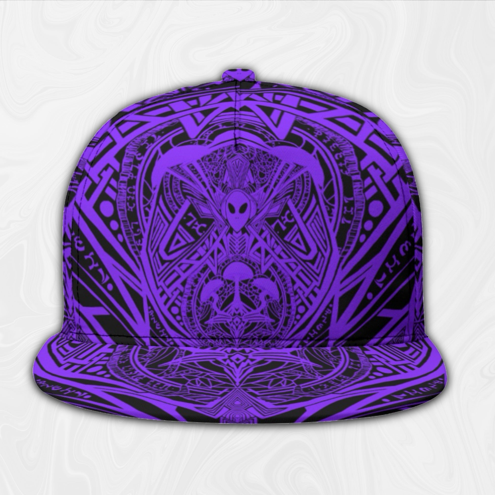 Snapback Hat | Alien Mycelium Purple