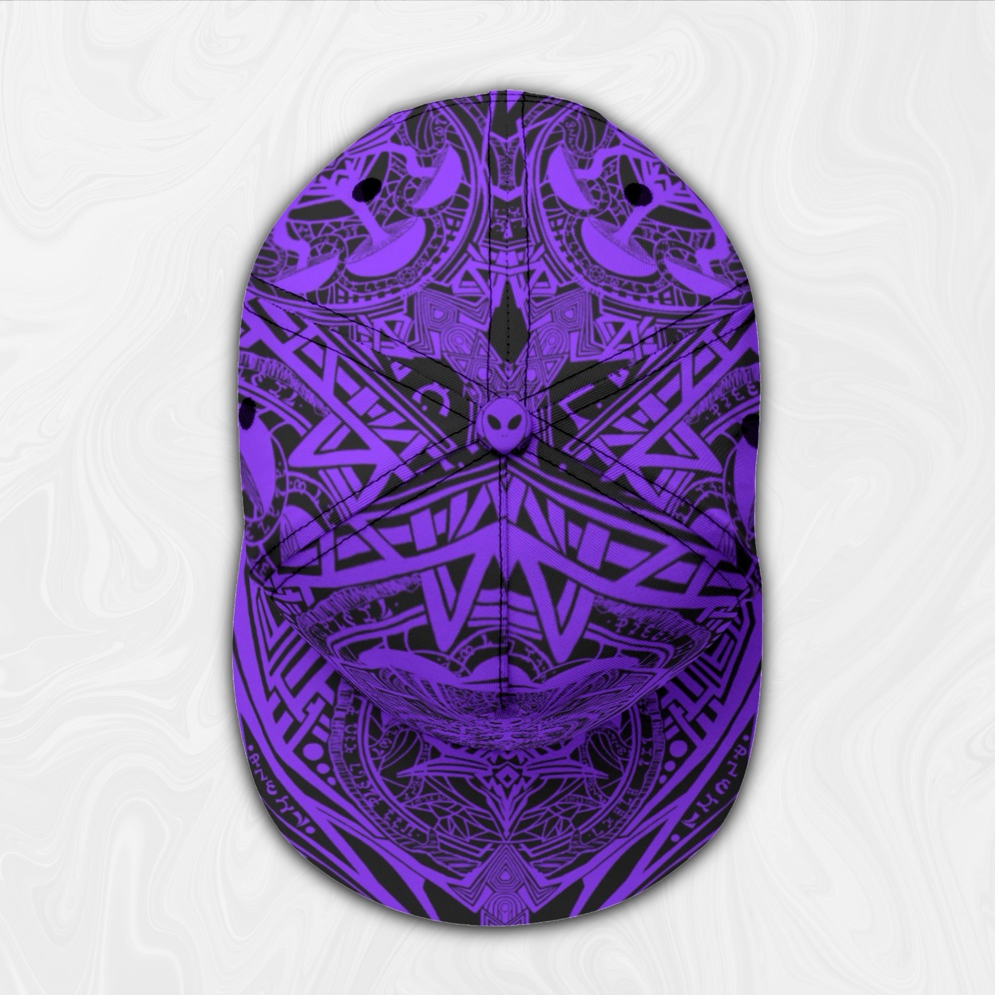 Snapback Hat | Alien Mycelium Purple