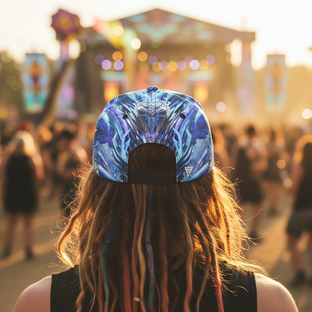 Snapback Hat | Electric Dragonscape