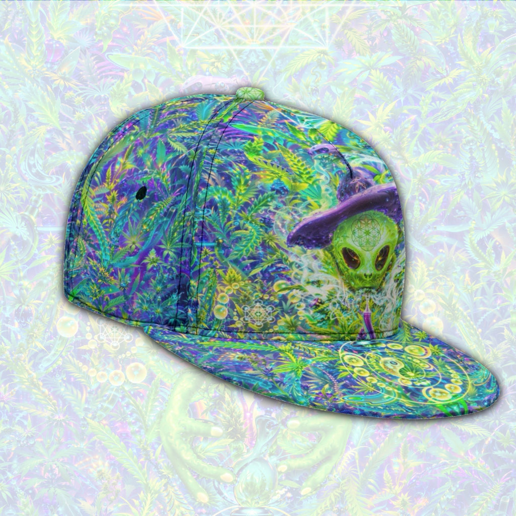 Snapback Hat | Alien Wizard Stoner