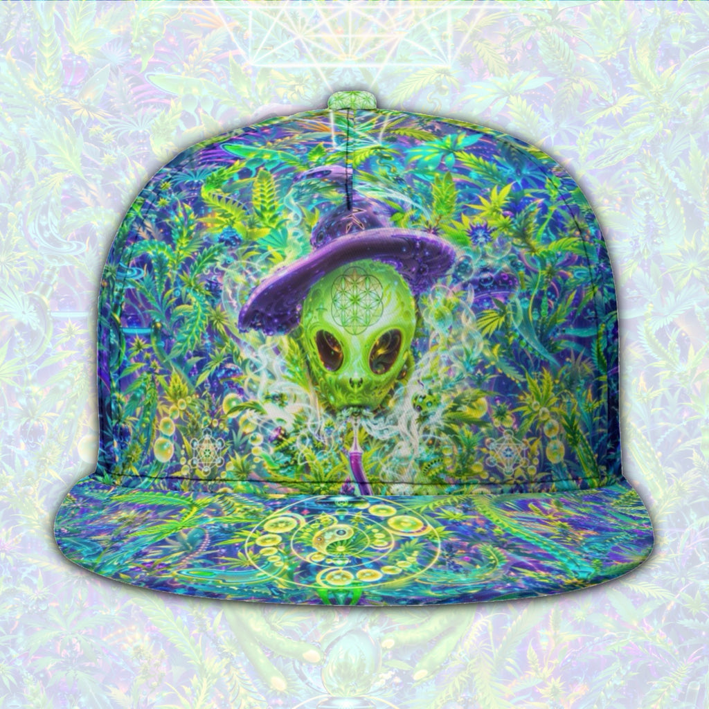 Snapback Hat | Alien Wizard Stoner