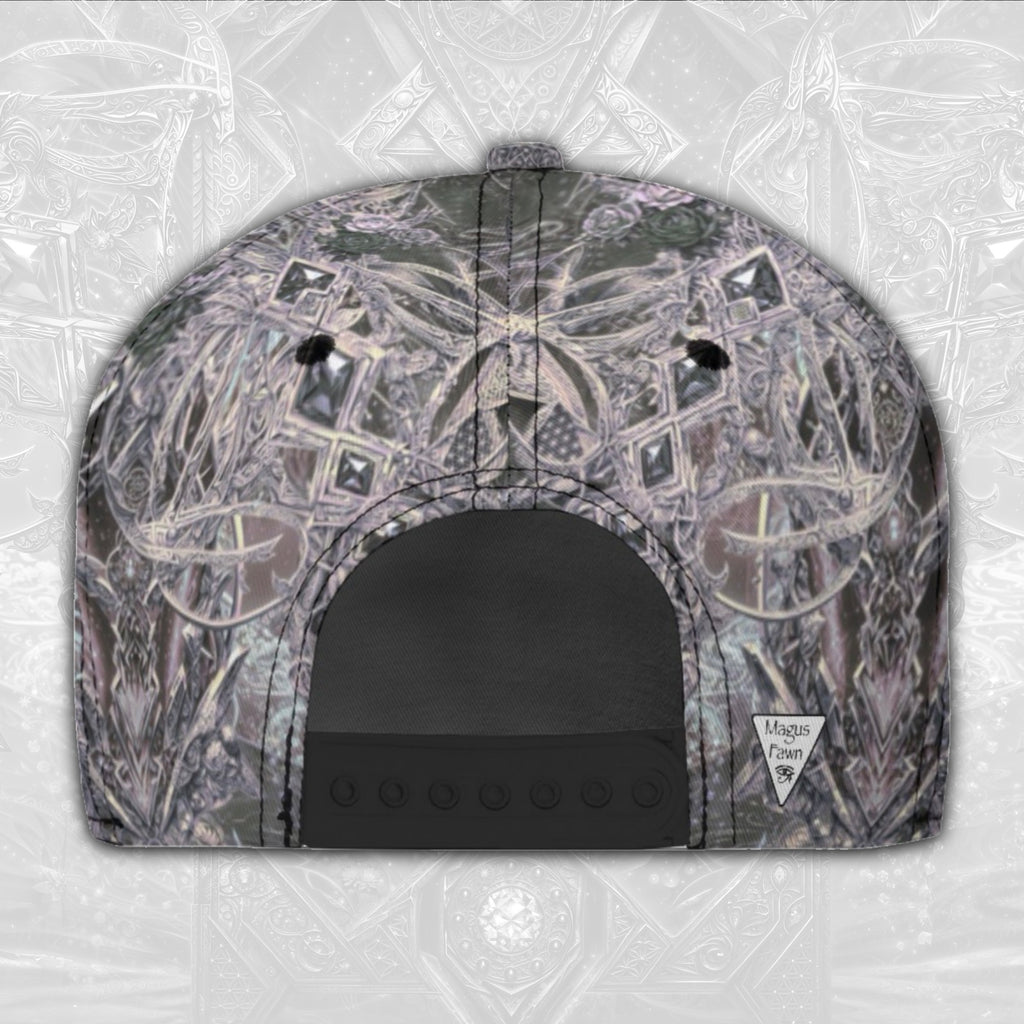 Snapback Hat | Cosmic Cross Silver