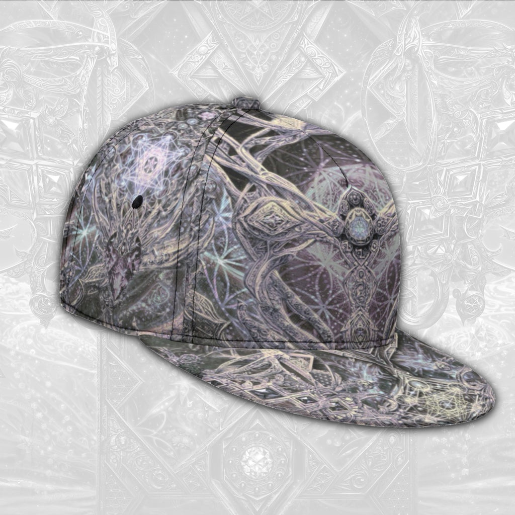 Snapback Hat | Cosmic Cross Silver