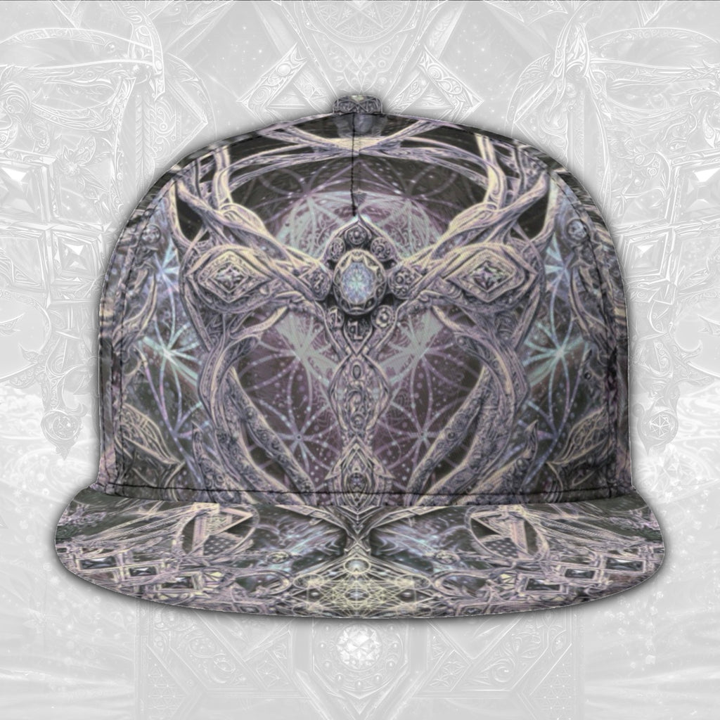Snapback Hat | Cosmic Cross Silver