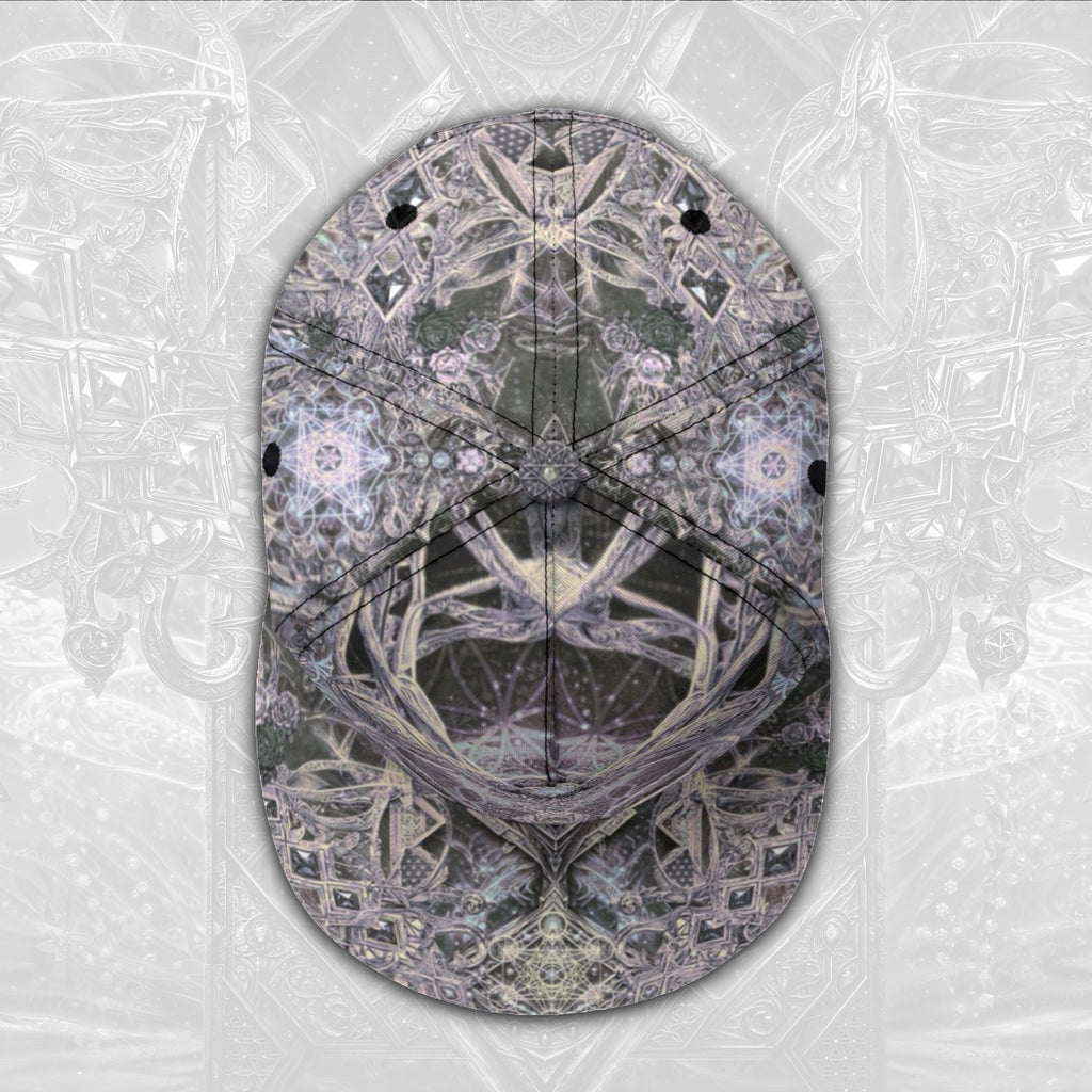 Snapback Hat | Cosmic Cross Silver
