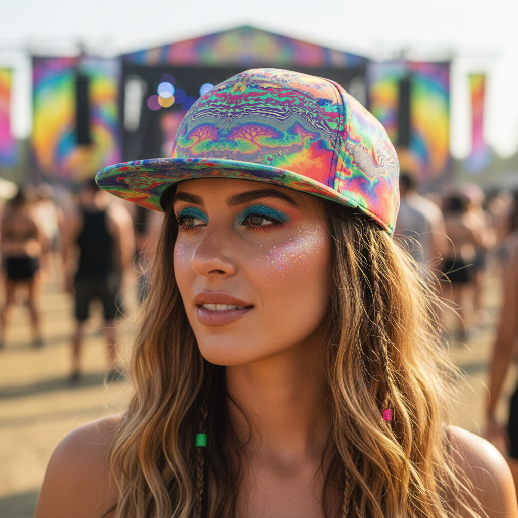 Snapback Hat | Acid Melt