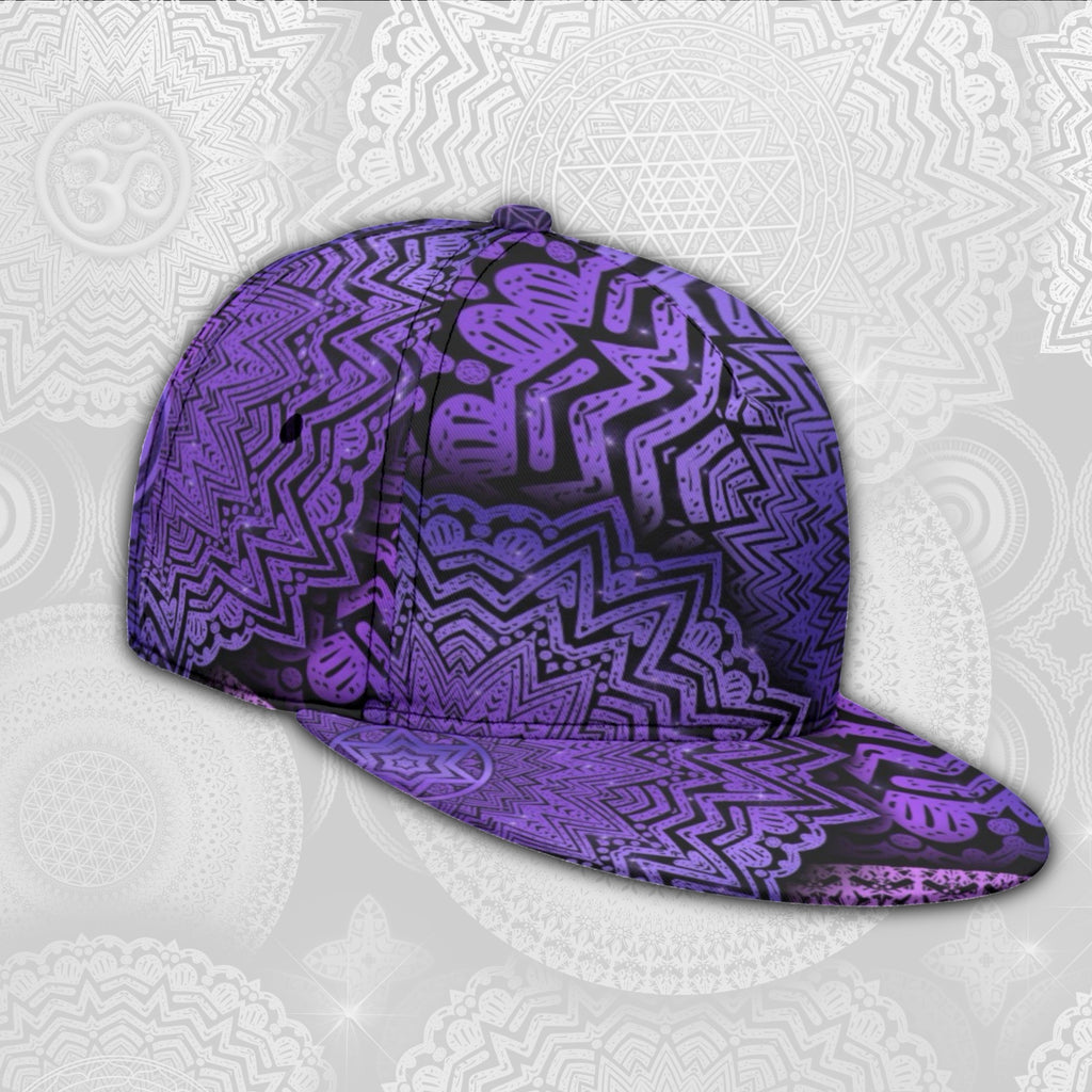 Snapback Hat | Purple Mandala