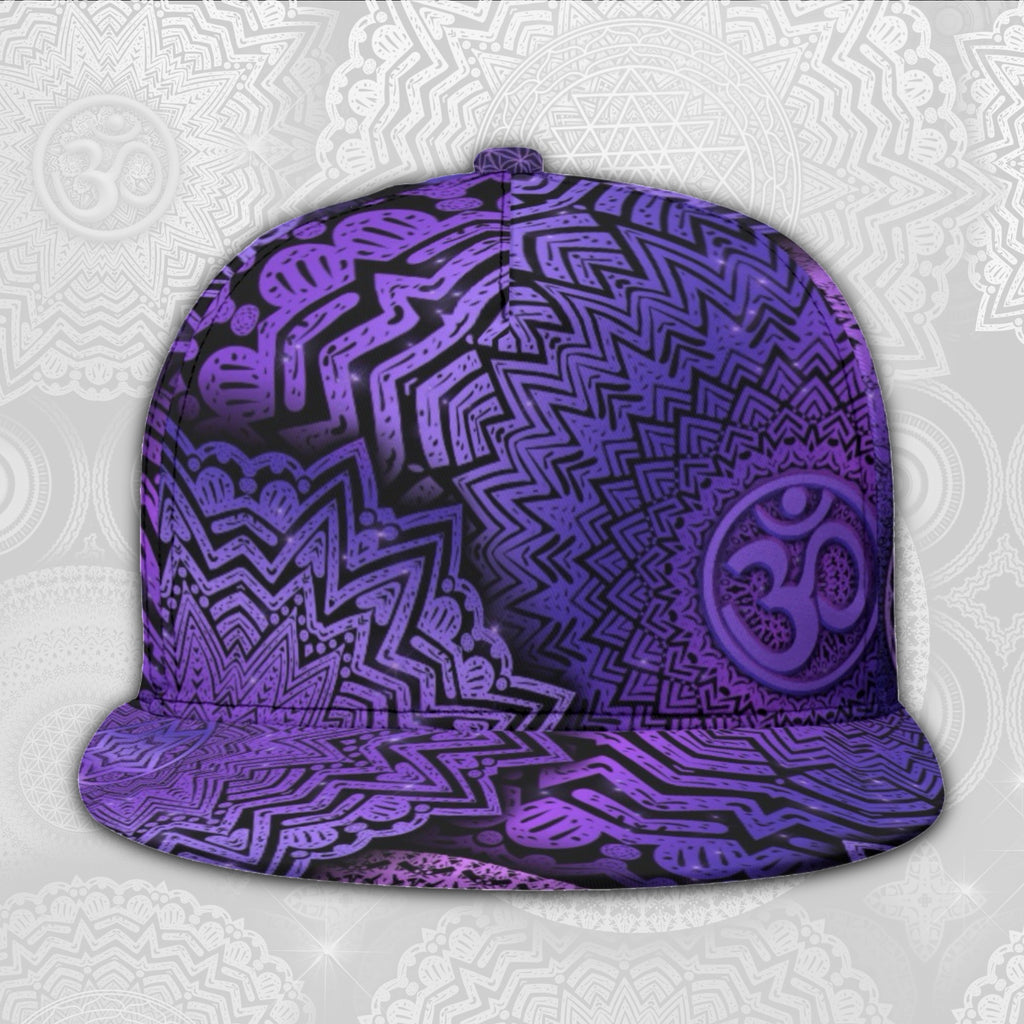 Snapback Hat | Purple Mandala