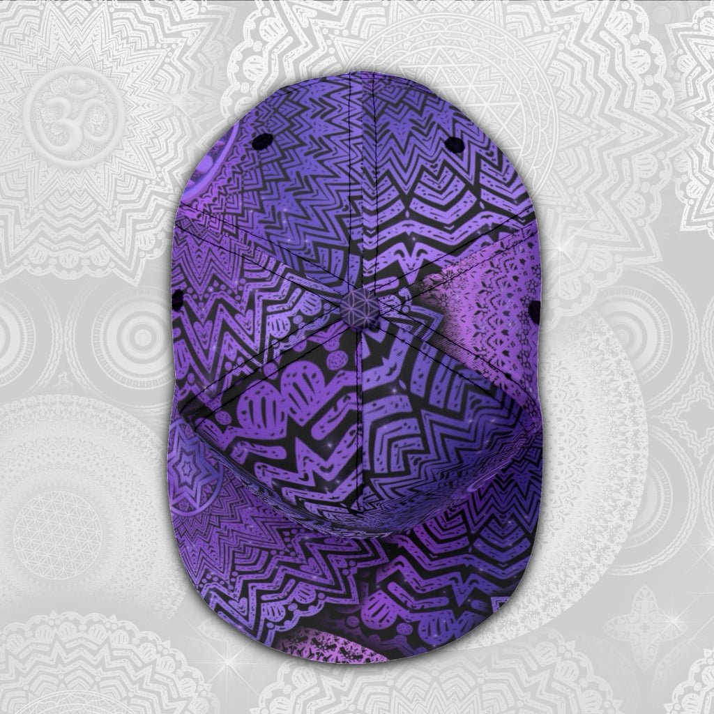 Snapback Hat | Purple Mandala