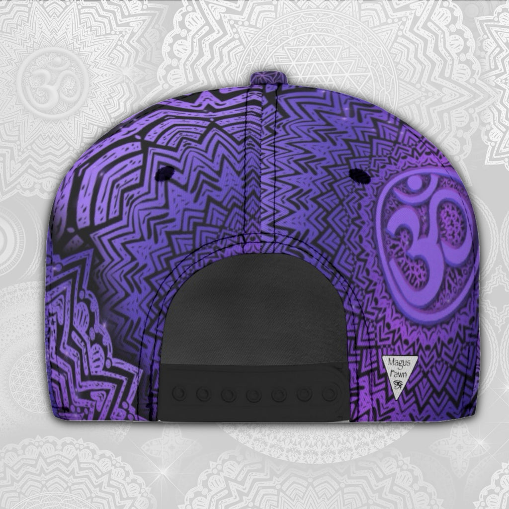 Snapback Hat | Purple Mandala