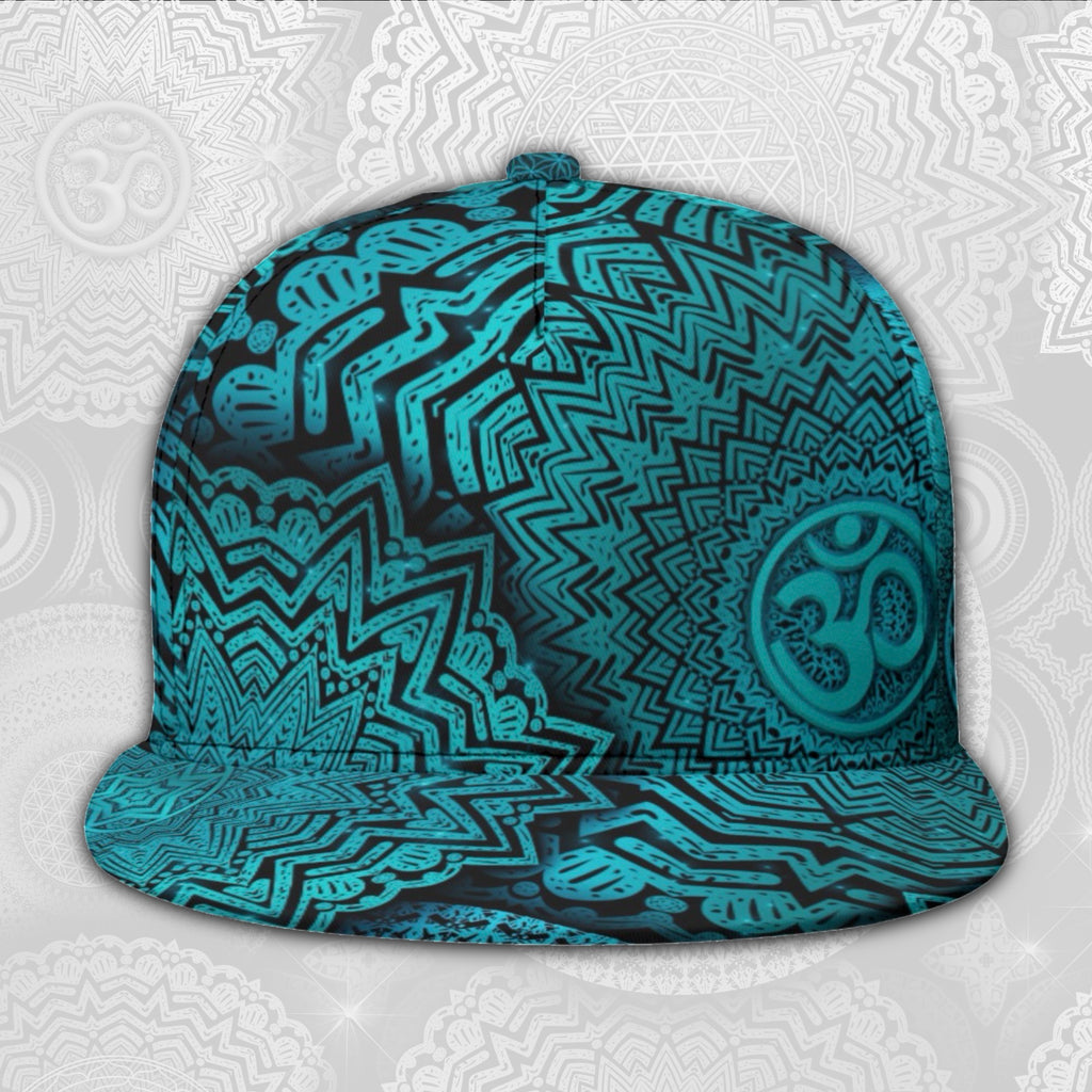 Snapback Hat | Teal Mandala