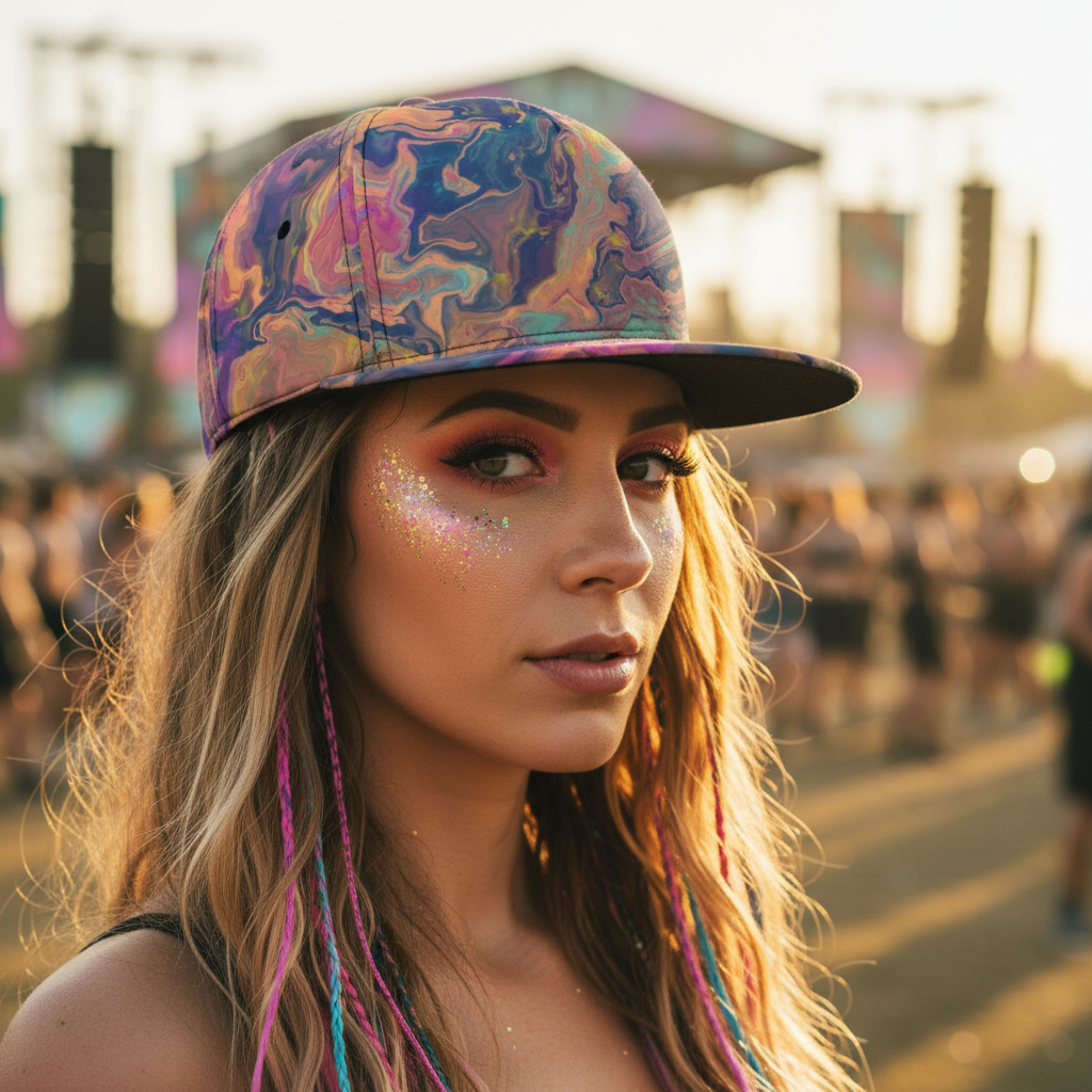 Snapback Hat | Liquified Abyss