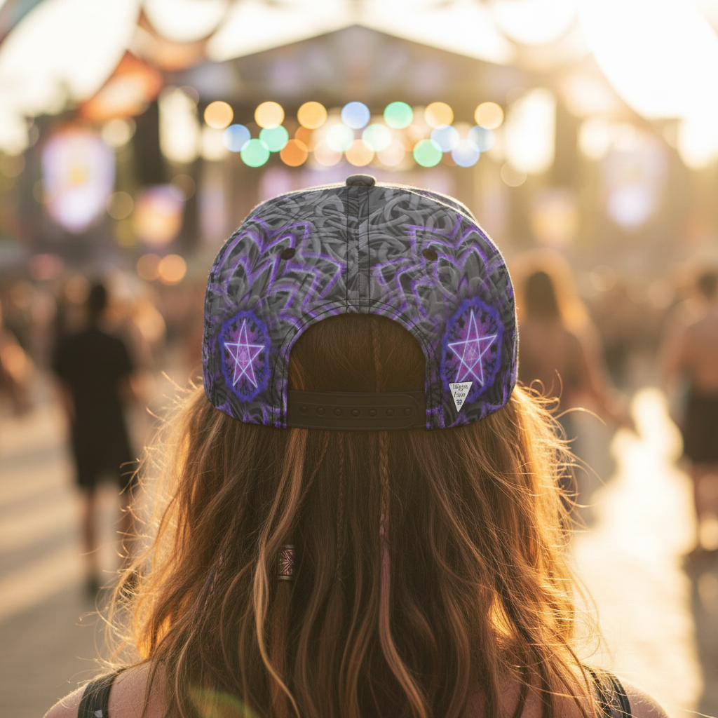 Snapback Hat | Angel Catcher Purple