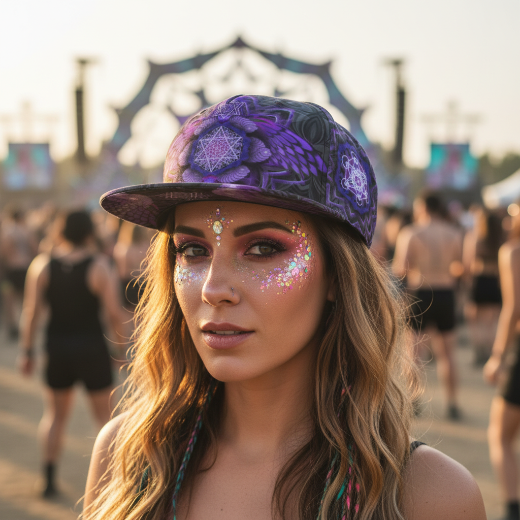 Snapback Hat | Angel Catcher Purple