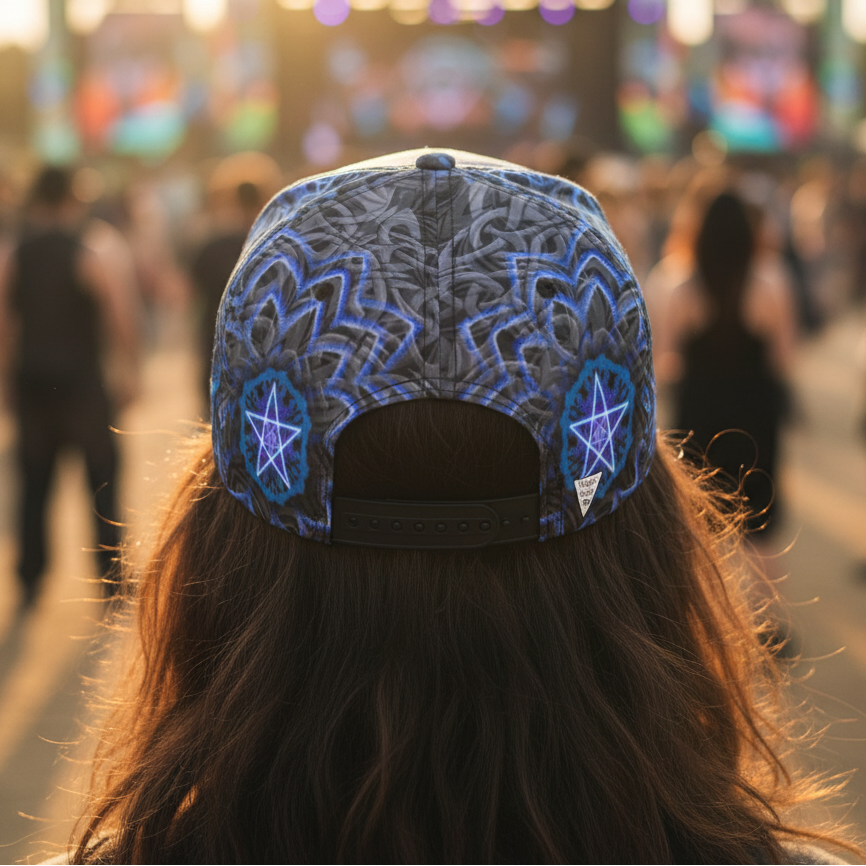 Snapback Hat | Angel Catcher Blue