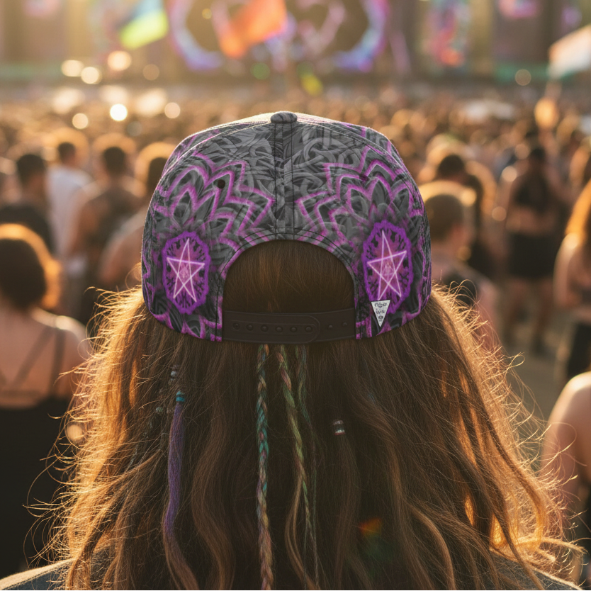 Snapback Hat | Angel Catcher Pink