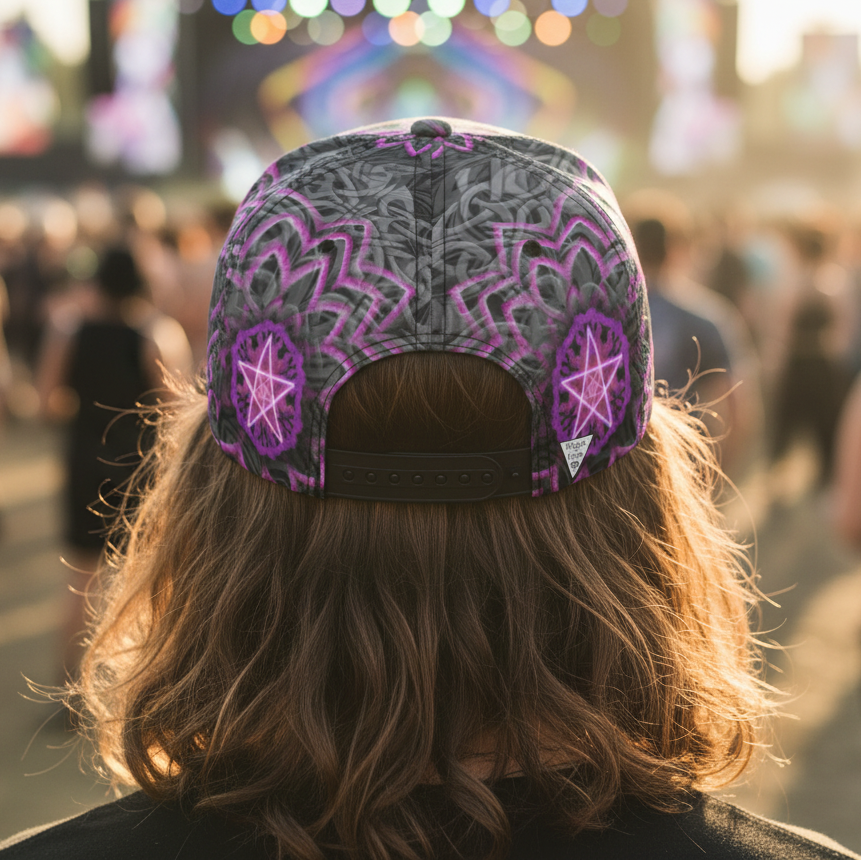 Snapback Hat | Angel Catcher Pink