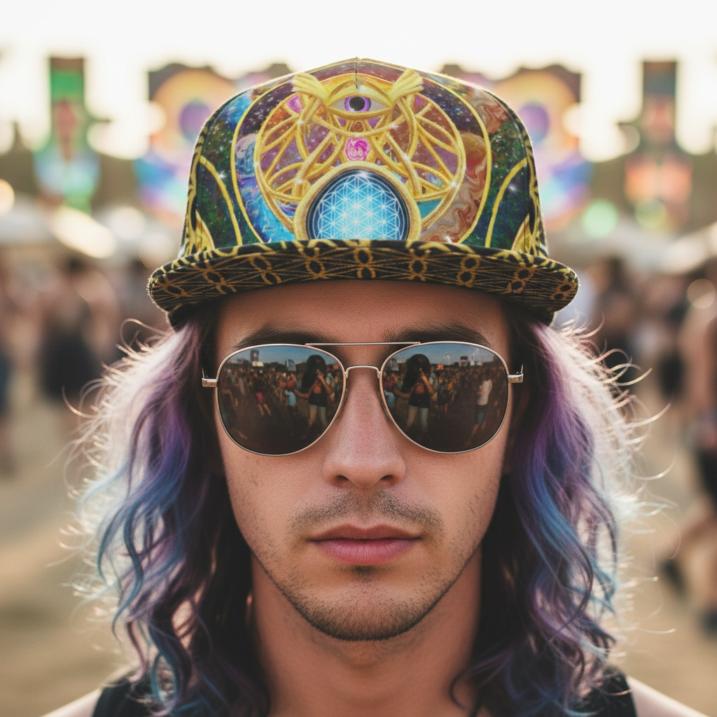 Snapback Hat | Mystic Eye Gold