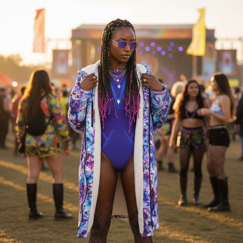 Valentine Day Cats Women's Festival Cloak