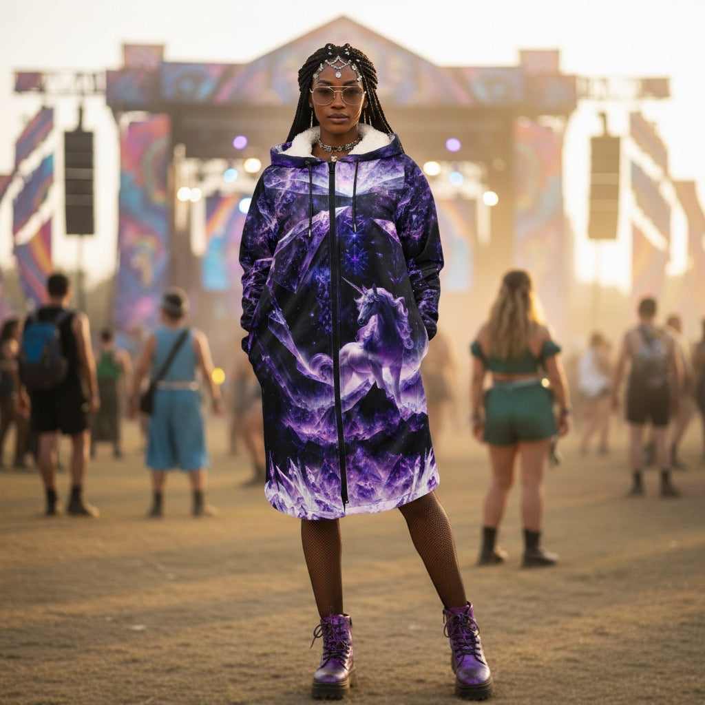 Amethyst Unicorn Festival Cloak
