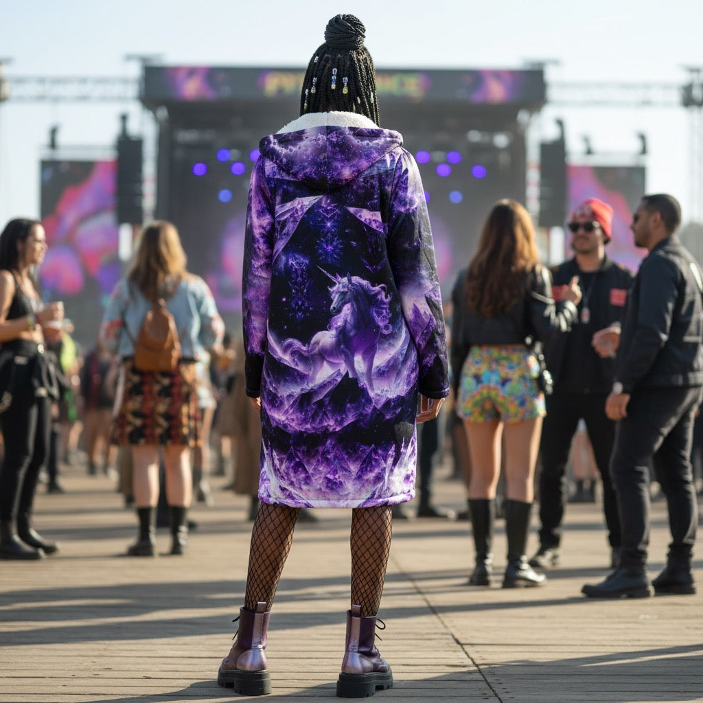 Amethyst Unicorn Festival Cloak