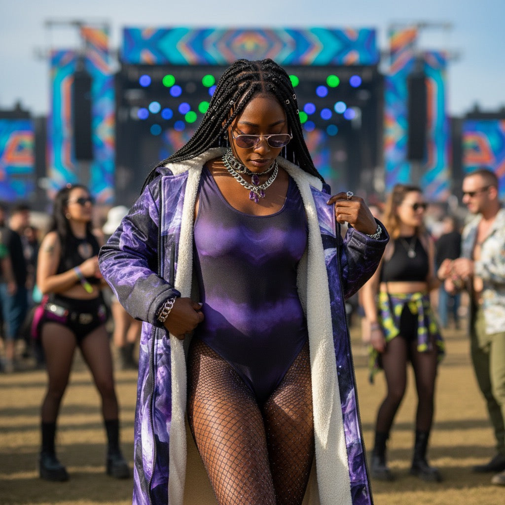 Amethyst Unicorn Festival Cloak
