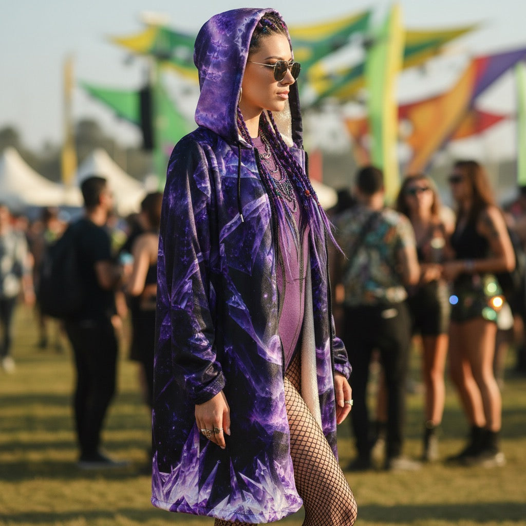 Amethyst Unicorn Festival Cloak
