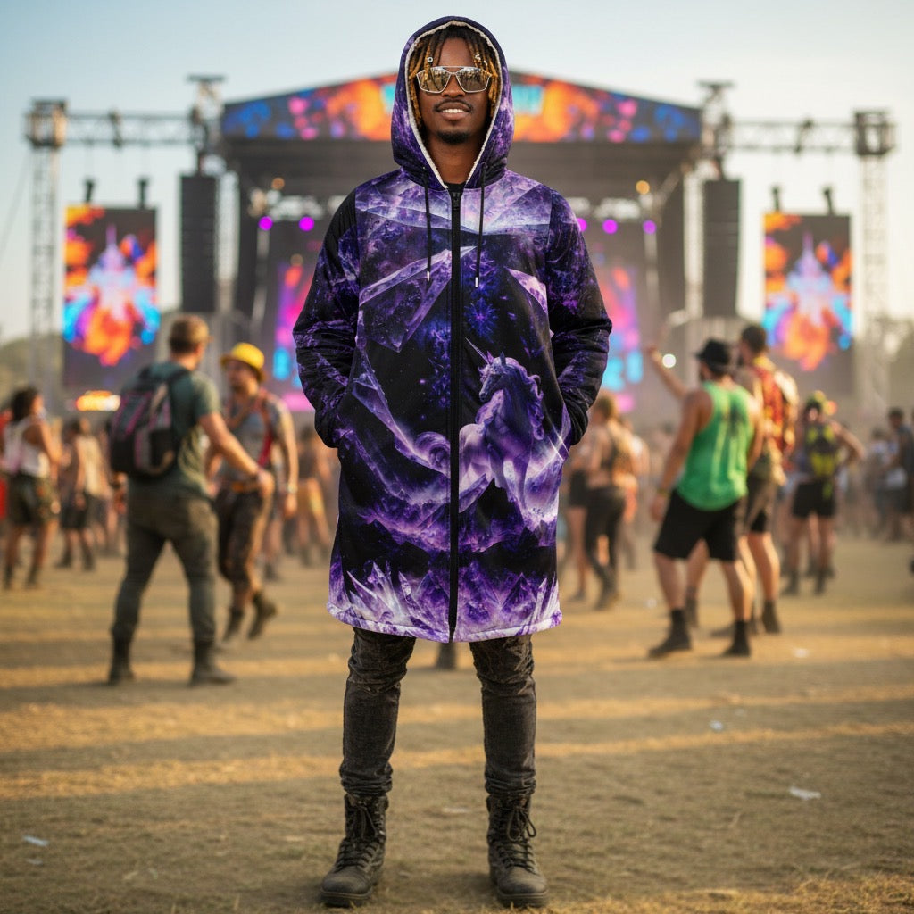 Men’s Cloak | Amethyst Unicorn