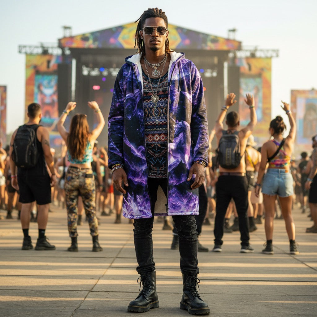 Men’s Cloak | Amethyst Unicorn