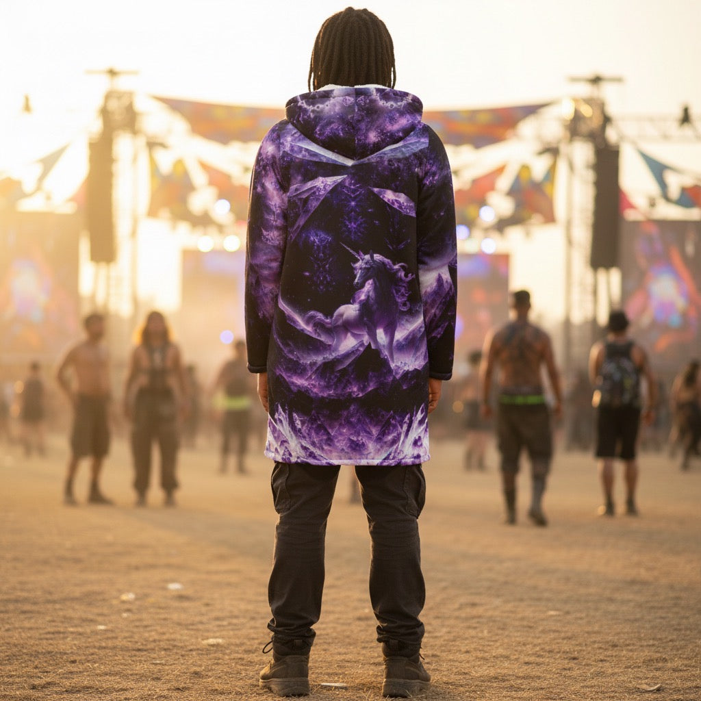 Men’s Cloak | Amethyst Unicorn