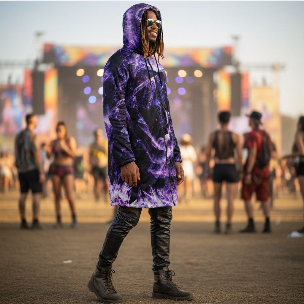 Men’s Cloak | Amethyst Unicorn