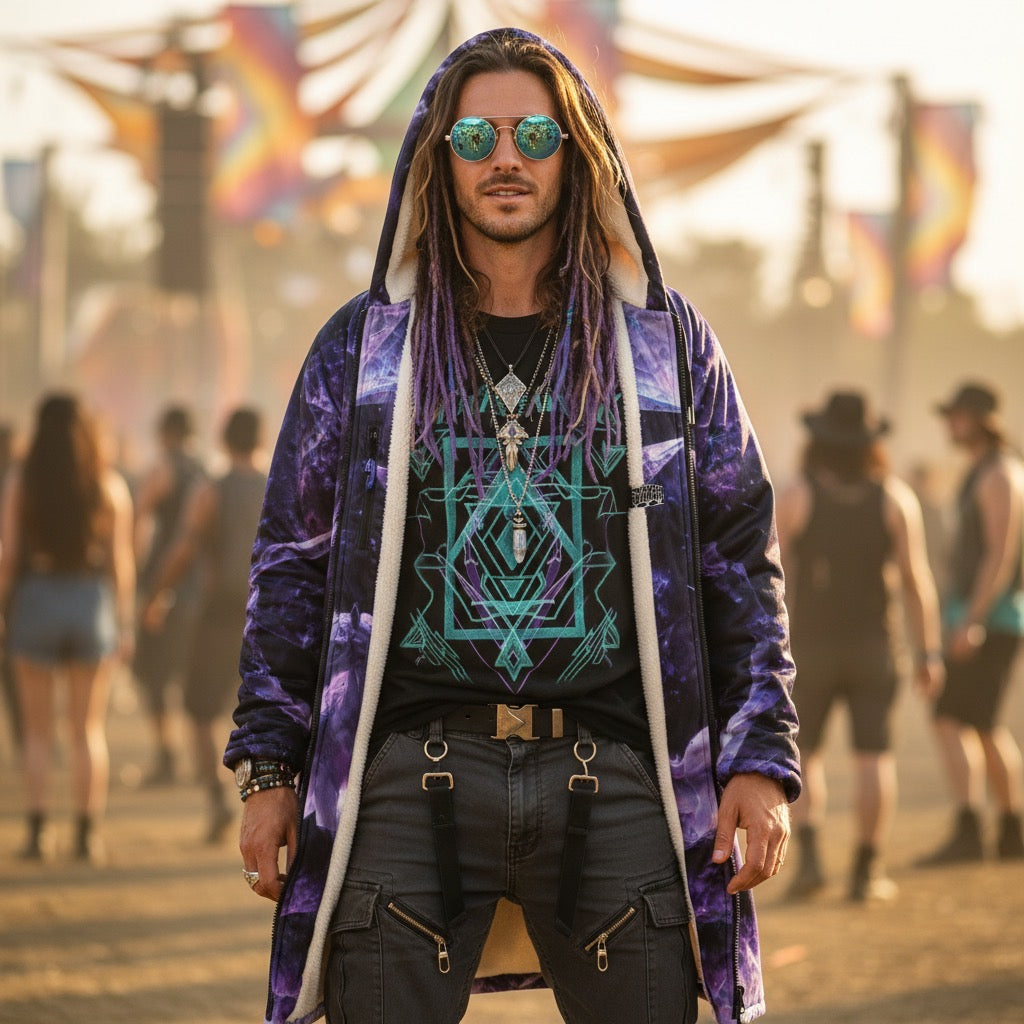 Men’s Cloak | Amethyst Unicorn