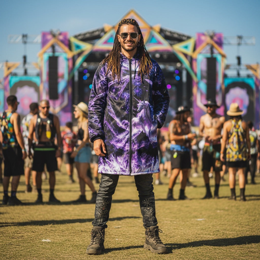 Men’s Cloak | Amethyst Unicorn