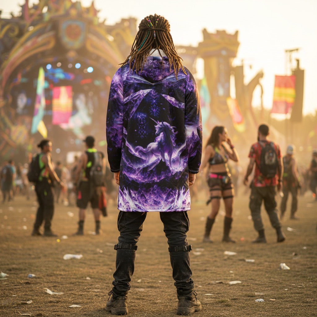 Men’s Cloak | Amethyst Unicorn