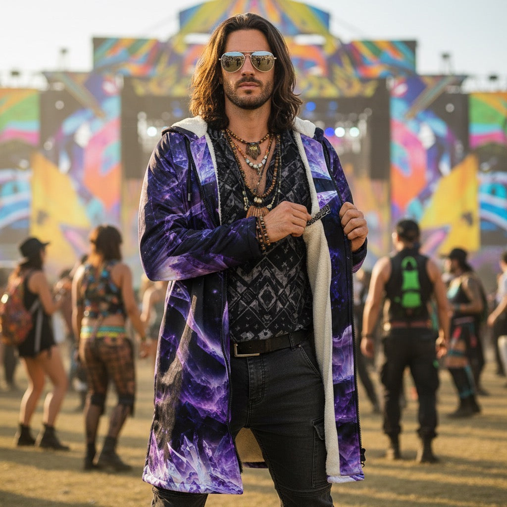 Men’s Cloak | Amethyst Unicorn