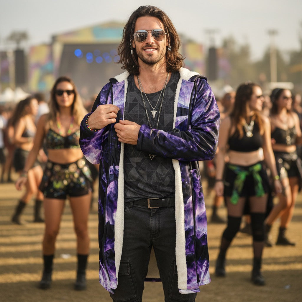 Men’s Cloak | Amethyst Unicorn