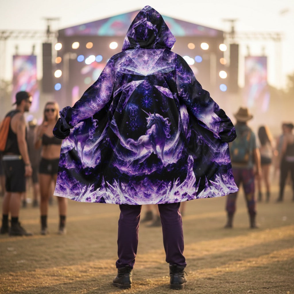 Men’s Cloak | Amethyst Unicorn