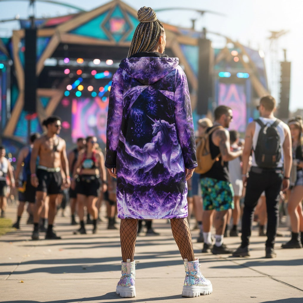 Amethyst Unicorn Festival Cloak