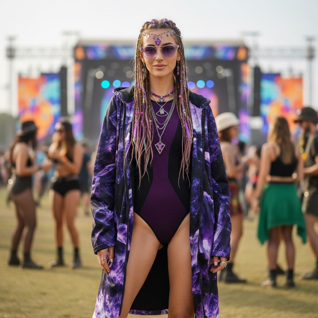 Amethyst Unicorn Festival Cloak