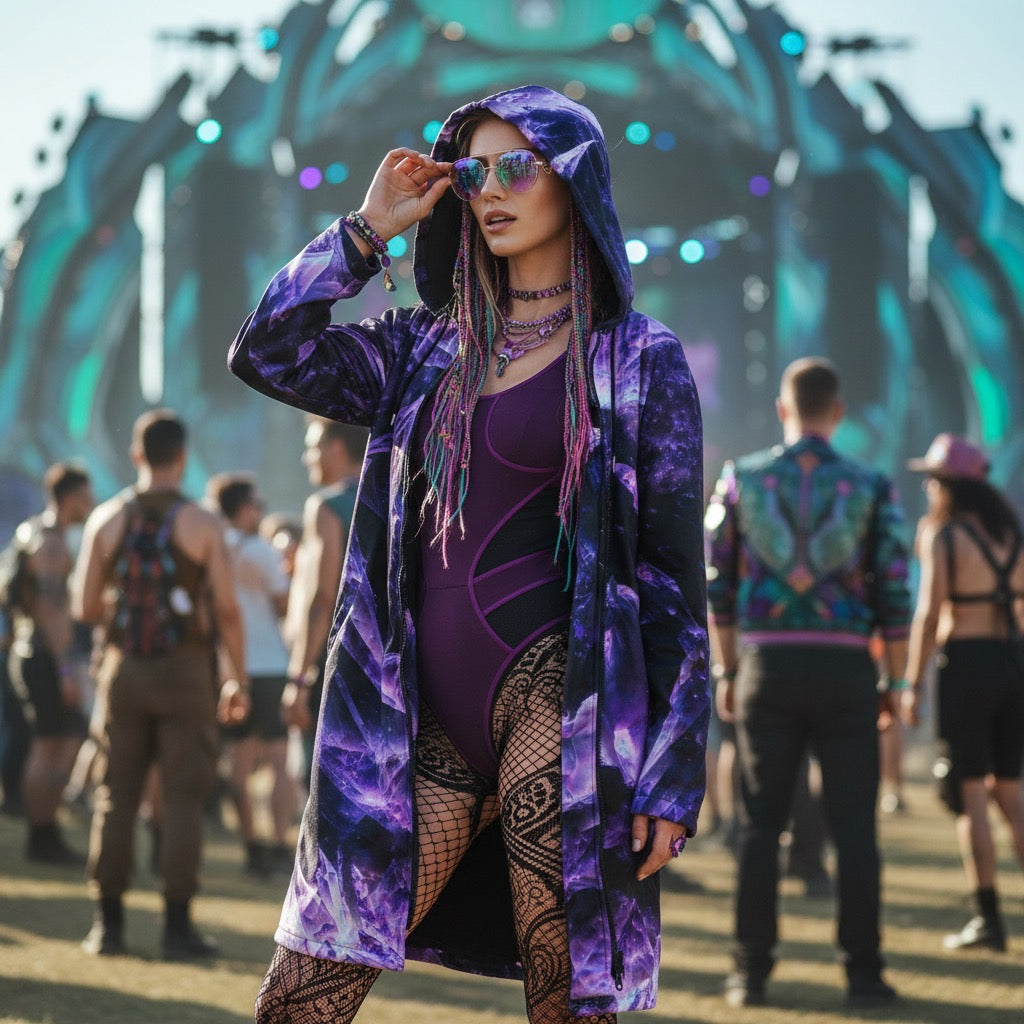 Amethyst Unicorn Festival Cloak